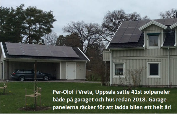 Grön ROT för solpaneler och elbilsladdning populärt!