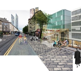 Elgeseter gate i skvis: Gata trenger folk og nye bygg må kommunisere med gata, mener arkitektstudentene.