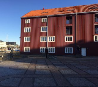 Stort tomrom: Mona Skar Baglo jobber dette semesteret med å omforme denne åpne plassen ved Ravnkloa til et oppholdsrom.