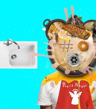 Fett og olje og olje skal kastes i søpla og ikke helles i vasken. Fett tetter rørene og rottene kommer til deg for å spise.