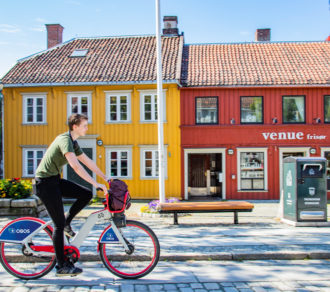 Bysykkel på Bakklandet