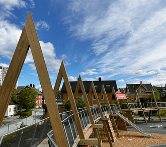 trekonstruksjon i Tempeparken