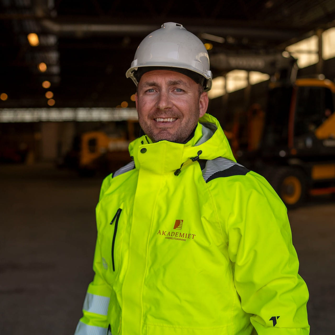 Person med synlighetstøy