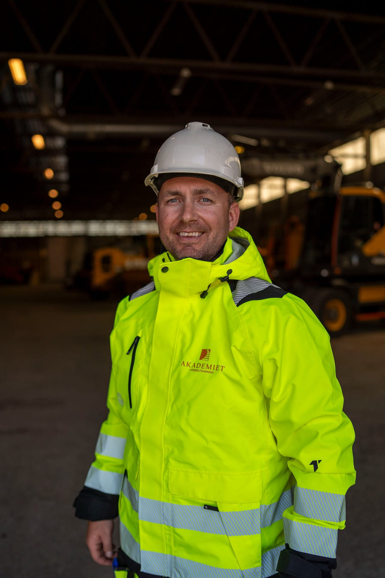 Person med synlighetstøy