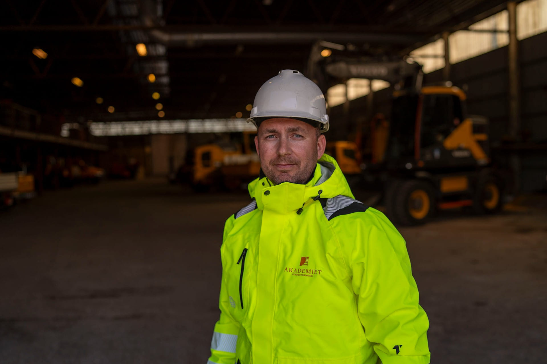Person med synlighetstøy